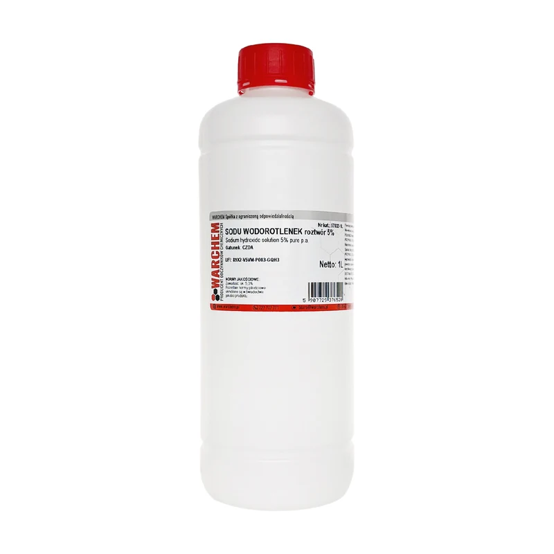 SODIUM HYDROXIDE Lösung 5% - CZDA 1L WARCHEM