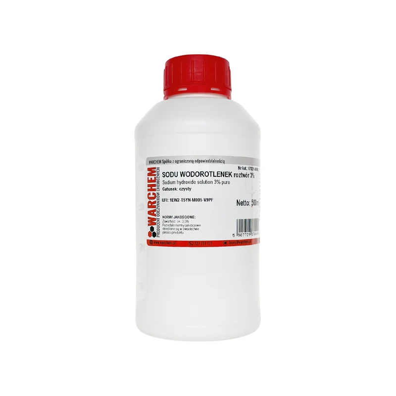 SODIUM HYDROXIDE Lösung 3% - rein 500ml WARCHEM