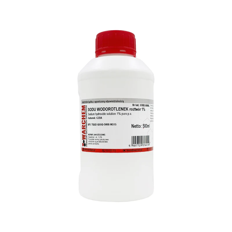 SODIUM HYDROXIDE Lösung 1% - CZDA 500ml WARCHEM