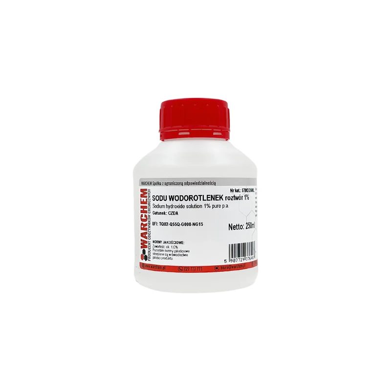 SODIUM HYDROXIDE Lösung 1% - CZDA 250ml WARCHEM
