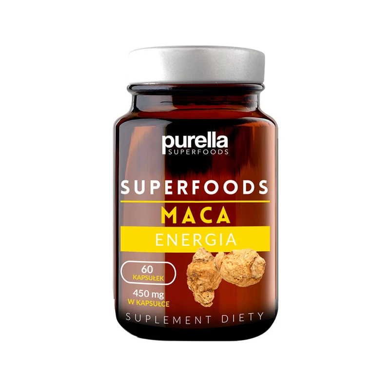 Superfoods Maca Energia 33 g - 60 kapsułek Purella Food