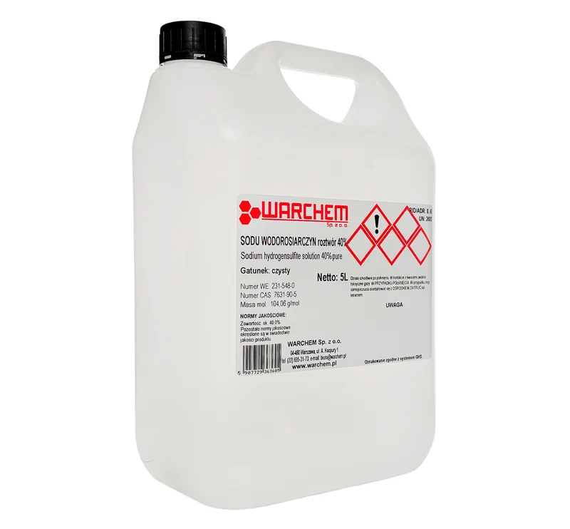 SODIUM HYDROSULPHATE Lösung 40% - rein 5L WARCHEM