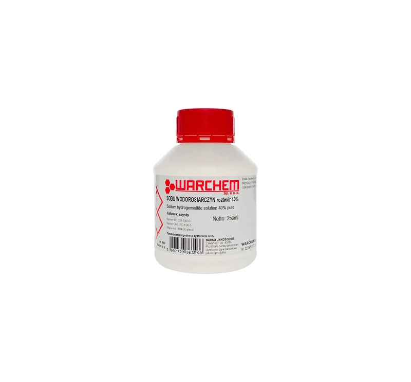 SODIUM HYDROSULPHATE Lösung 40% - rein 250ml WARCHEM