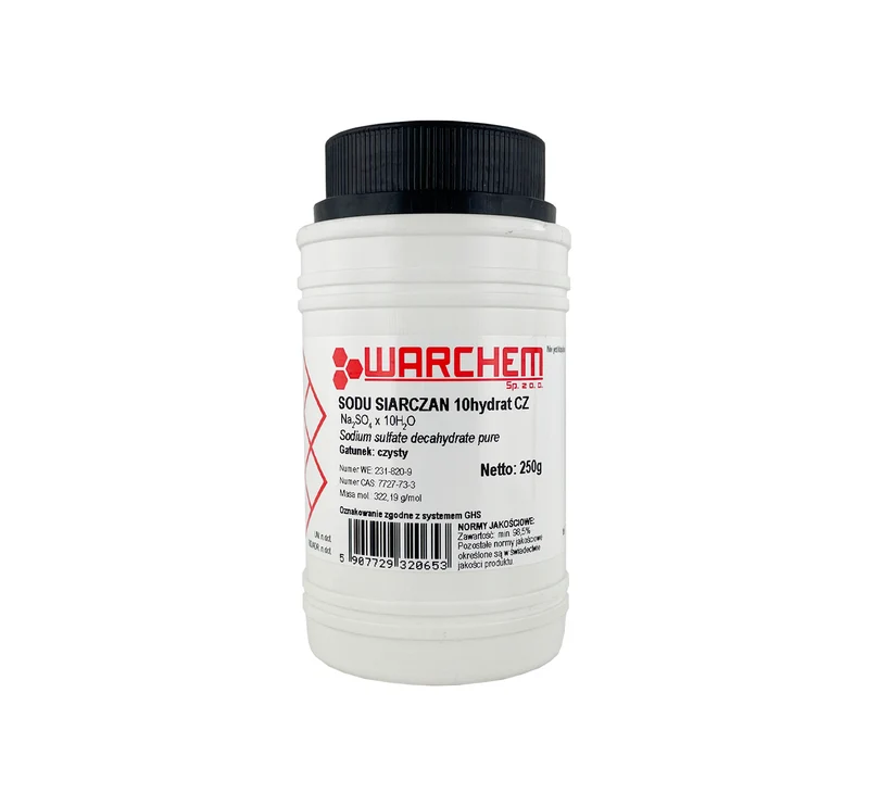 SODIUM SULPHATE 10hydrate - rein 250g WARCHEM