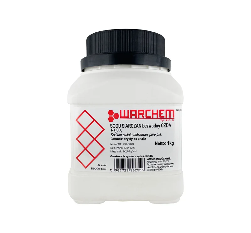 SODIUM SULPHATE Anhydrous - CZDA 1kg WARCHEM