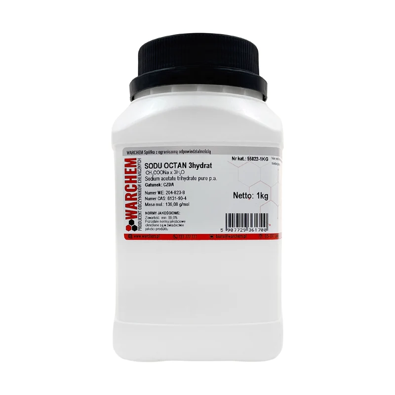Natriumacetat 3-hydrat - CZDA 1kg WARCHEM