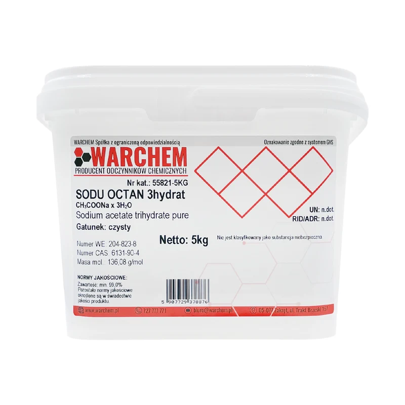 Natriumacetat 3-Hydrat - rein 5kg WARCHEM
