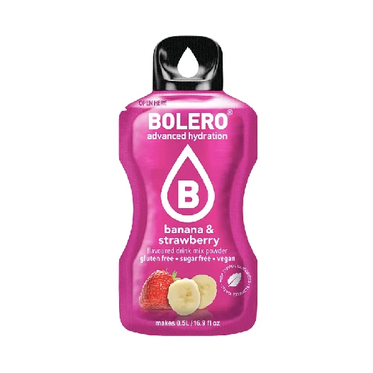 Bolero Instant-Getränkesticks Banane & Erdbeere 3g