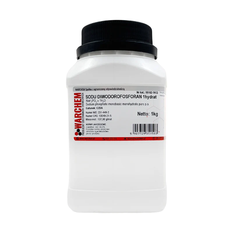 SODIUM DIHYDROGEN PHOSPHATE 1hydrate - CZDA 1kg WARCHEM