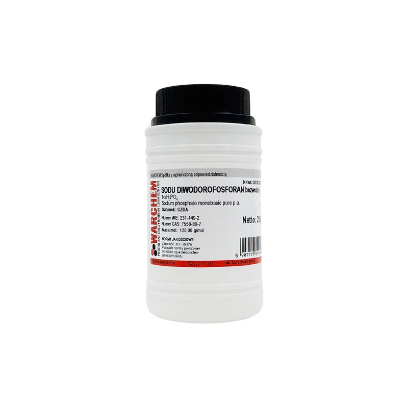 SODIUM DIHYDROGEN PHOSPHATE Wasserfrei - CZDA 250g WARCHEM