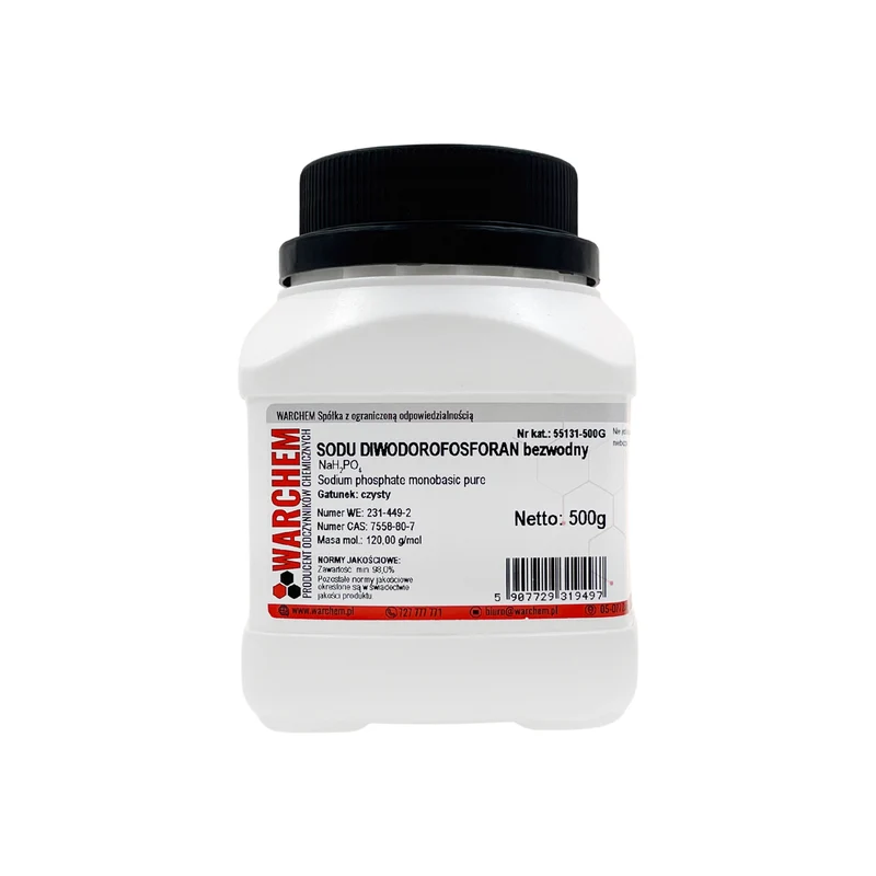 SODIUM DIHYDROGEN PHOSPHAT wasserfrei - rein 500g WARCHEM