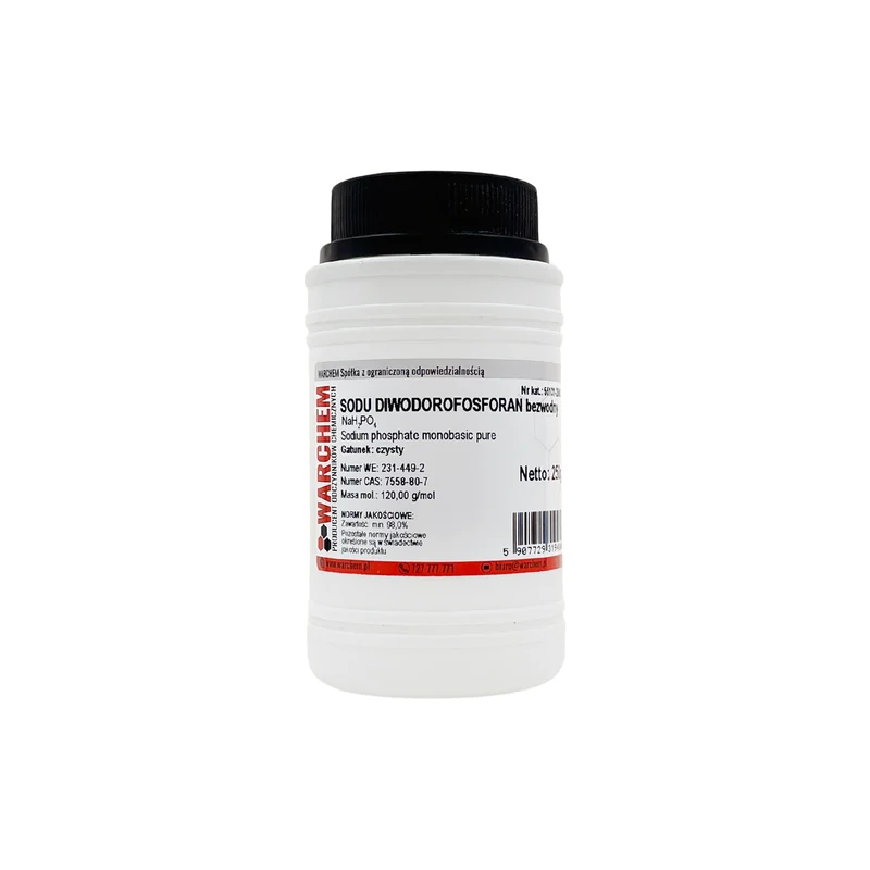 SODIUM DIHYDROGEN PHOSPHATE wasserfrei - rein 250g WARCHEM