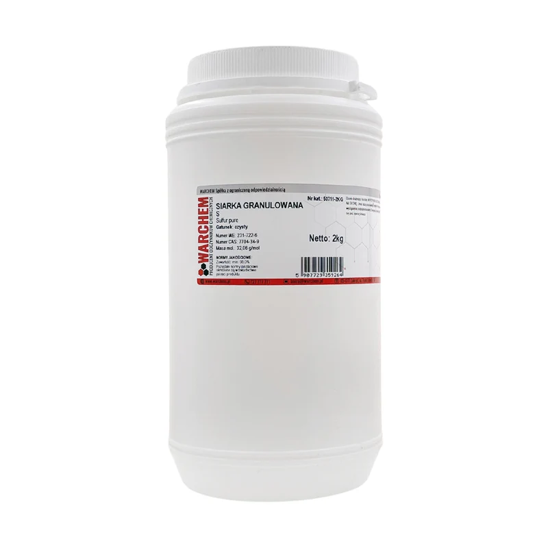 GRANULATED SULPHUR - rein 2kg WARCHEM