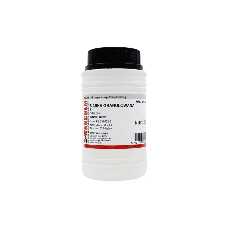 GRANULATED SULPHUR - rein 250g WARCHEM