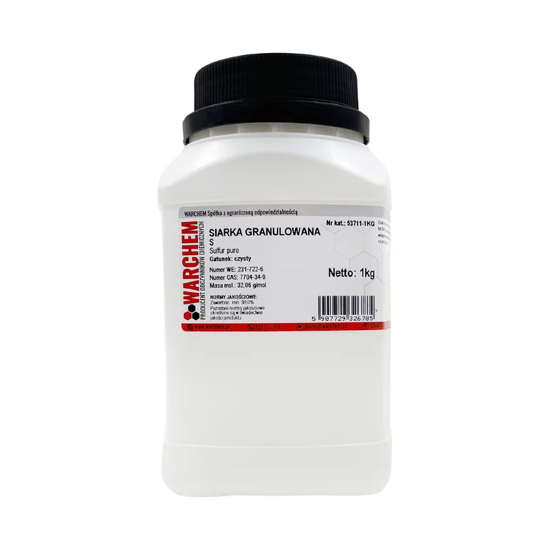 GRANULATED SULPHUR - rein 1kg WARCHEM