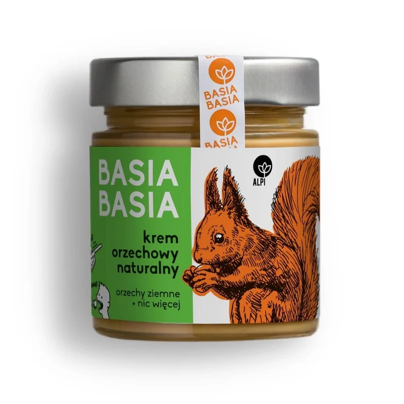 Krem orzechowe naturalne BASIA BASIA 210 g