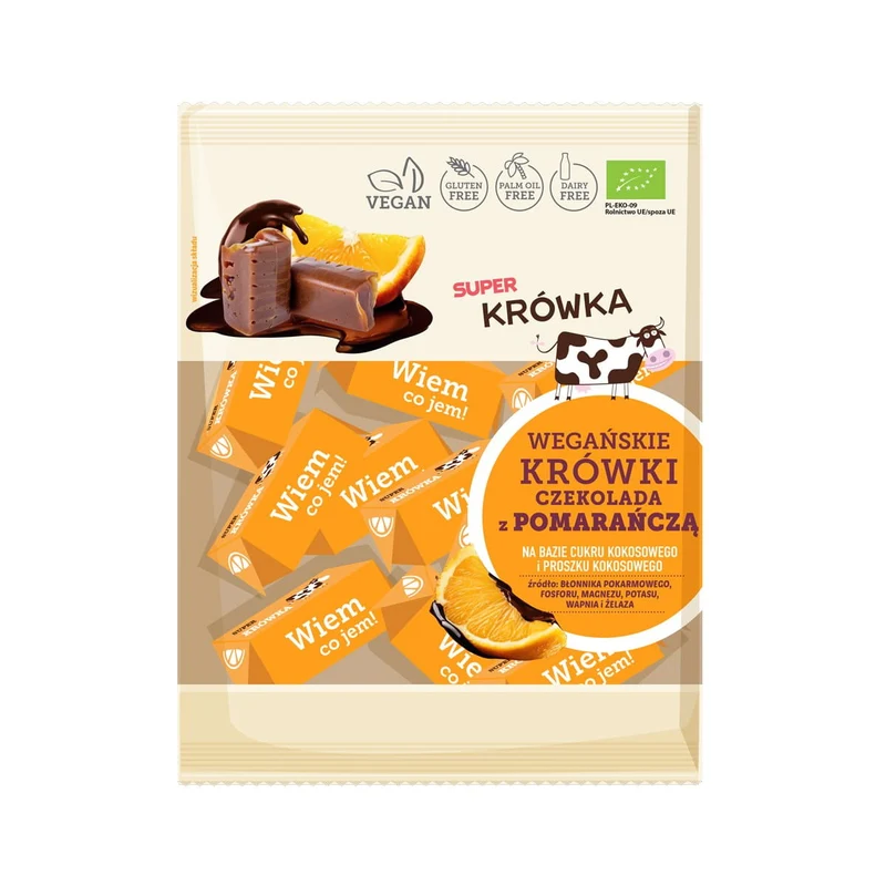 BIO 150 g - ME GUSTO SCHOKOLADEKREUZEN MIT ORANGE BUTTERFREI BIO (SUPER CRUVO)