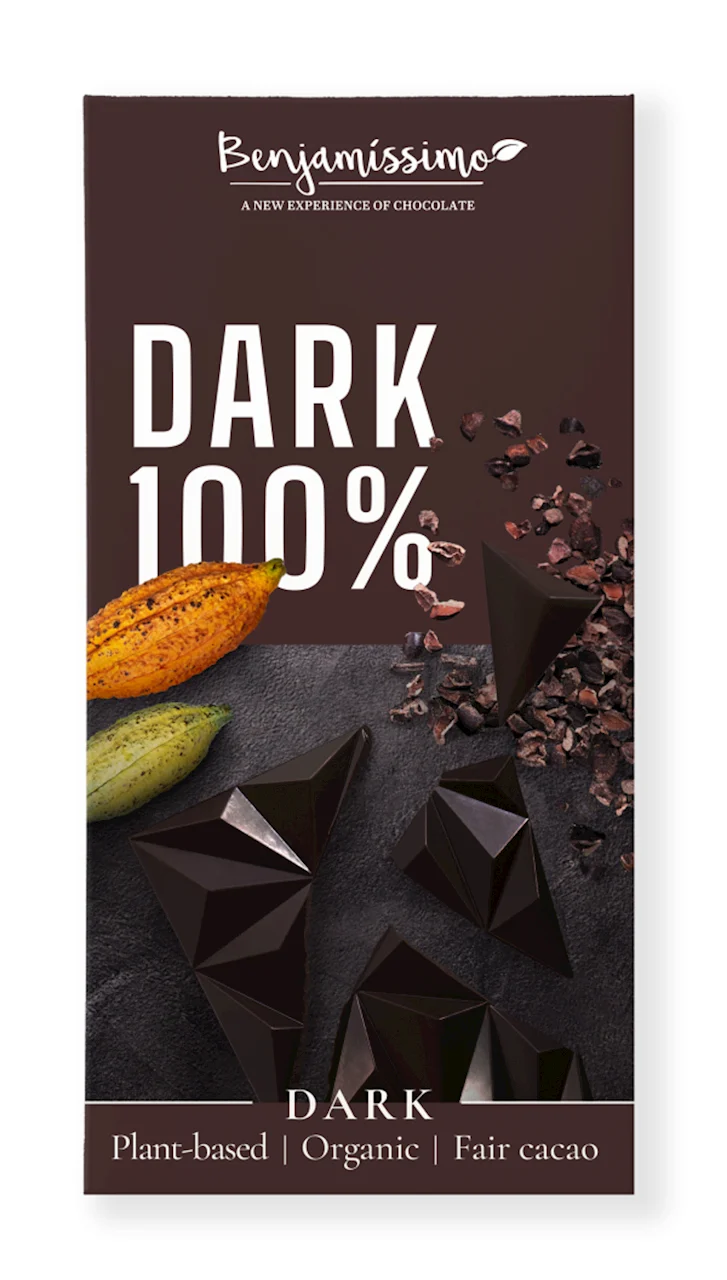 Bitter 100 % ZUCKERFREI BIO 60 g - BENJAMISSIMO