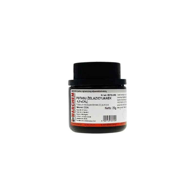 Kaliumferrocyanid 3hydrat - CZDA 25g WARCHEM