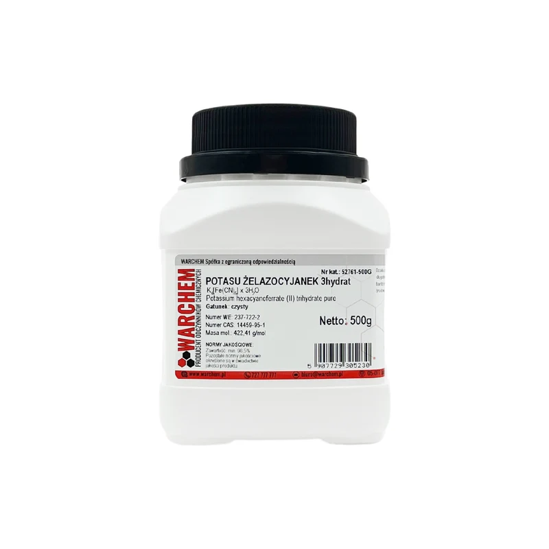 Kaliumferrocyanid - rein 500g WARCHEM