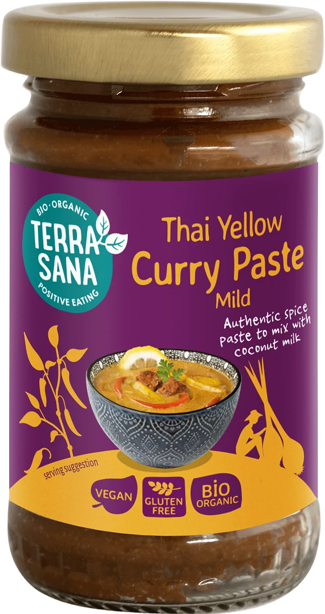 GLUTENFREIE TAI-CURRY-PASTE BIO 120 g - TERRASANA