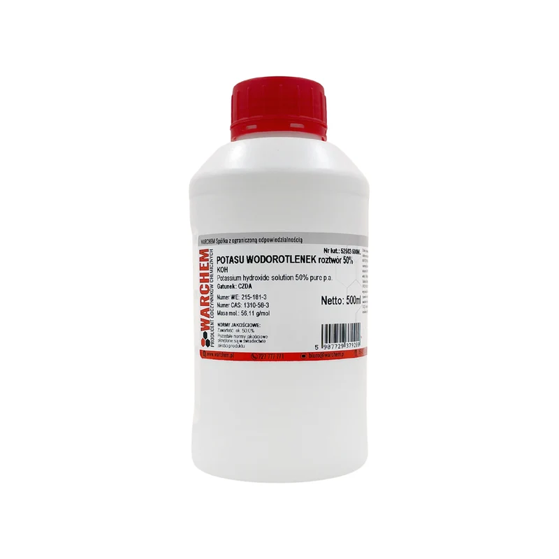 POTASSIUM HYDROXIDE 50% Lösung - CZDA 500ml WARCHEM