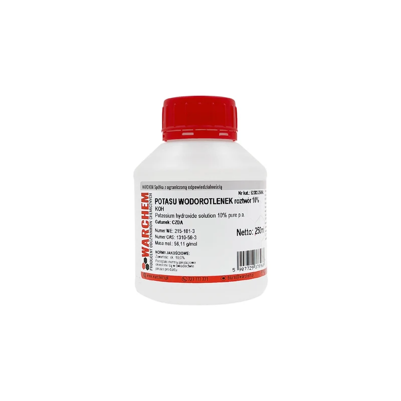 POTASSIUM HYDROXIDE 10% Lösung - CZDA 250ml WARCHEM