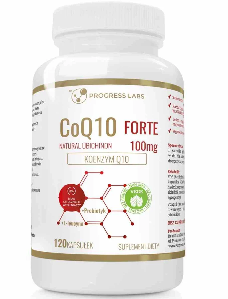 Fortschritt Labs Coenzym Q10 Forte + L-Leucin 120 Kapseln
