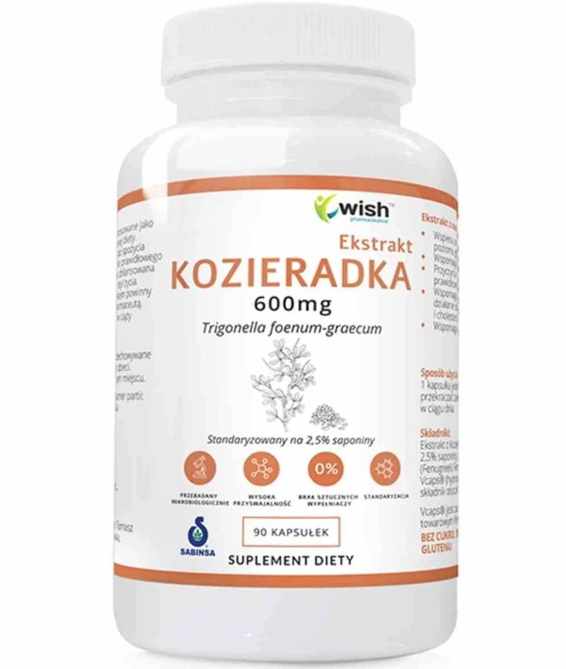 Wish Bockshornklee 600mg 90 Kapseln