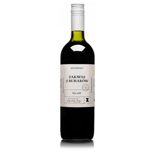 Saure Sahne aus Roter Bete ohne Salz BIO 700 ml - ZACWASOWNIA