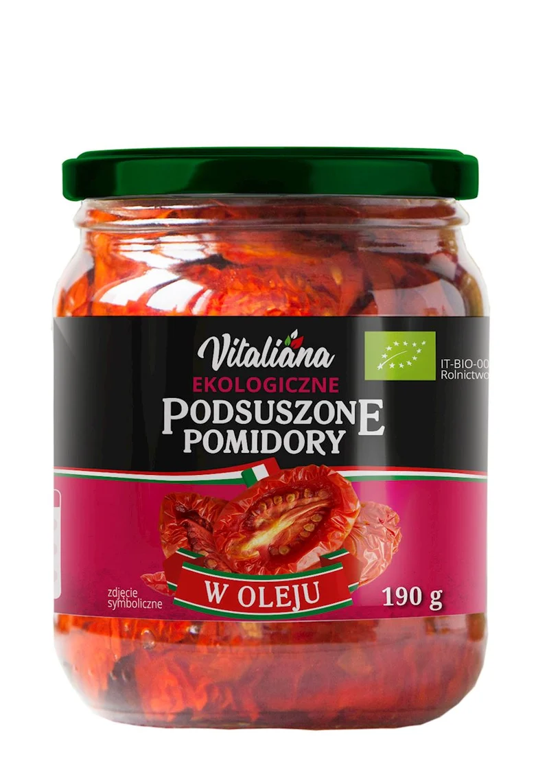 TOMATES SUSPECTÉES À L'HUILE BIO 190 g - VITALIANA