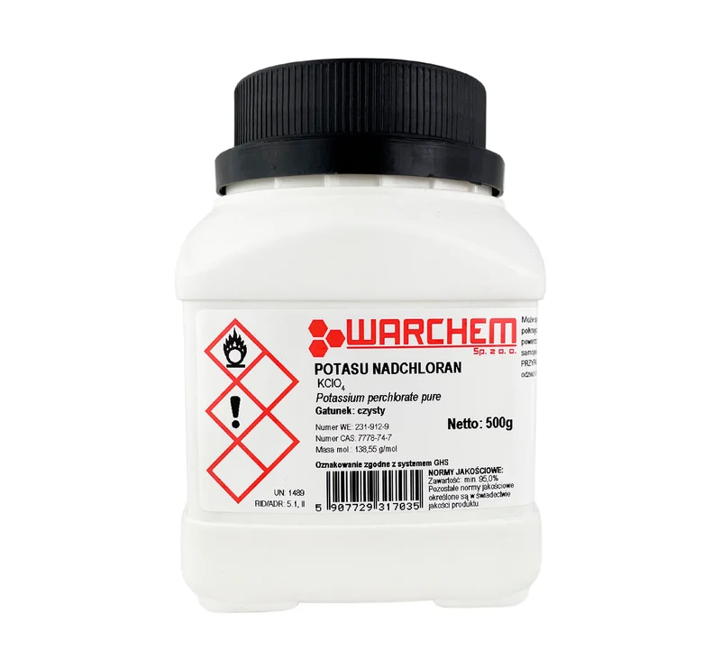 POTASSIUM NADCHLORATE - rein 500g WARCHEM