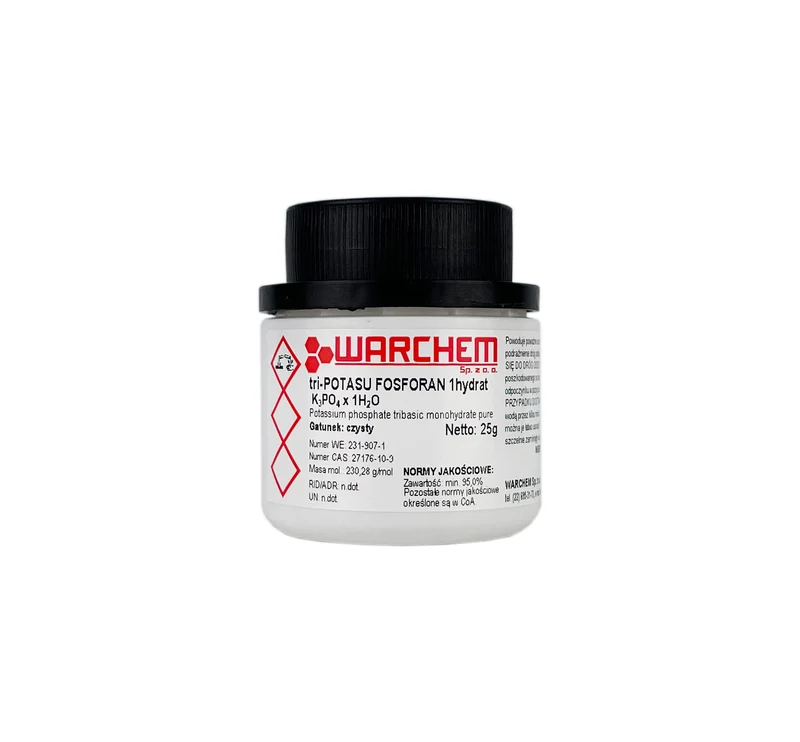 tri-POTASSIUM PHOSPHATE 1hydrate - rein 25g WARCHEM