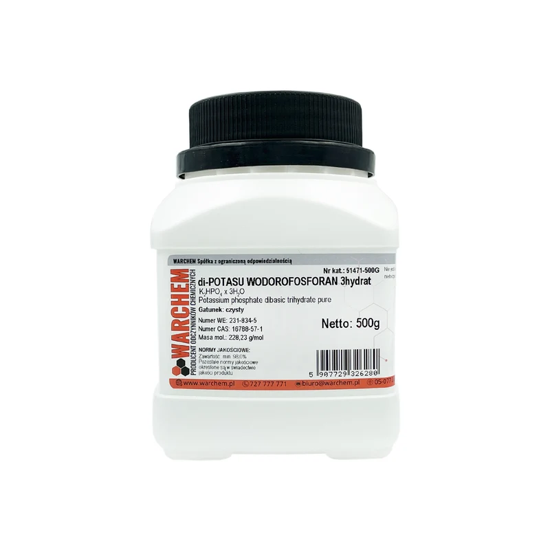 Di-POTASSIUM HYDROGEN PHOSPHATE 3-hydrate - rein 500g WARCHEM