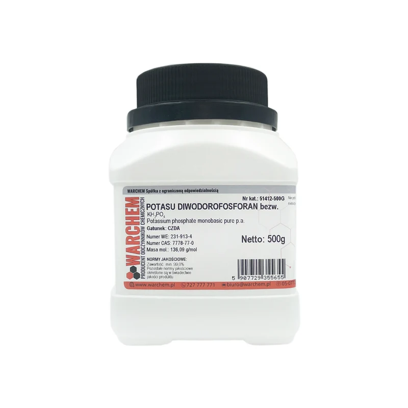 KALIUMDIHYDROGENPHOSPHAT wasserfrei - CZDA 500g WARCHEM