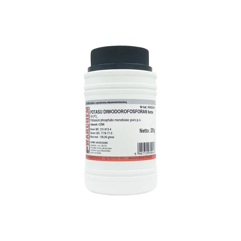 POTASSIUM DIHydrogen PHOSPHATE wasserfrei - CZDA 250g WARCHEM