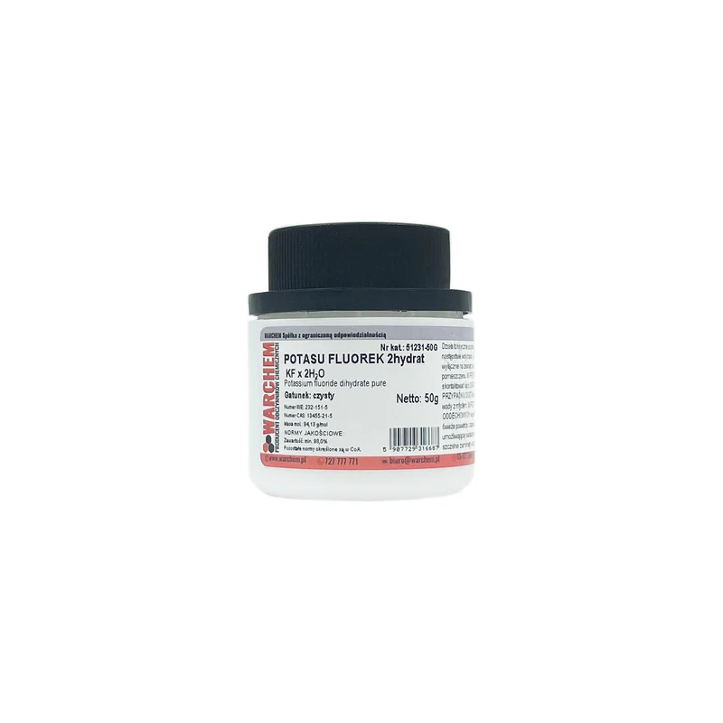 POTASSIUM FLUORIDE 2-hydrate - rein 50g WARCHEM