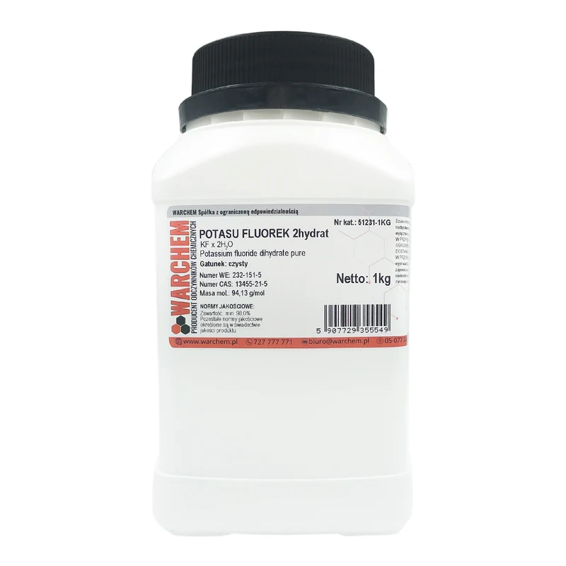 POTASSIUM FLUORIDE 2-hydrate - rein 1kg WARCHEM
