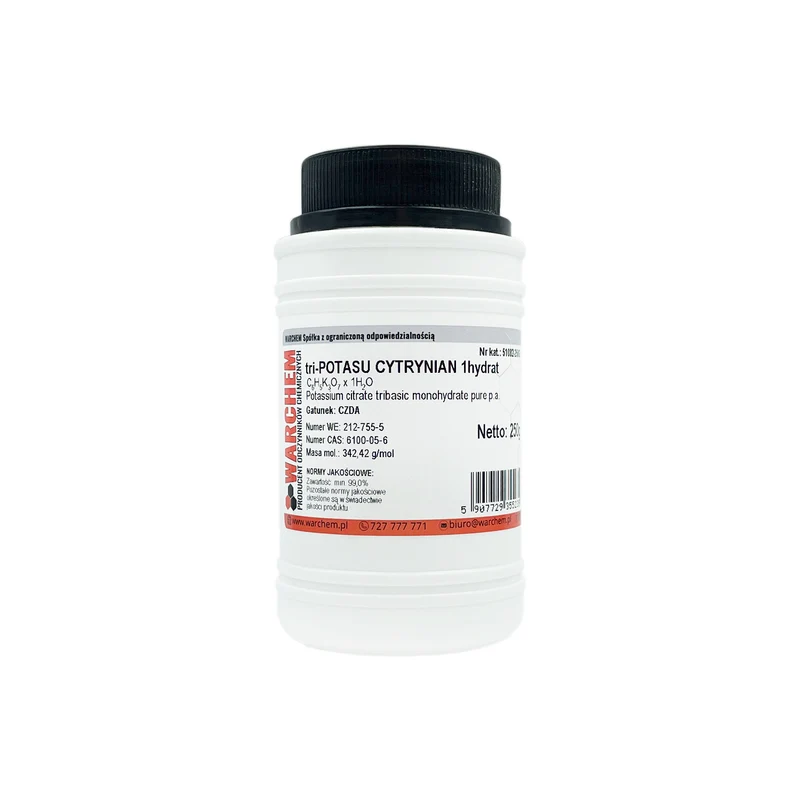 POTASSIUM CITRATE 1hydrate - CZDA 250g WARCHEM