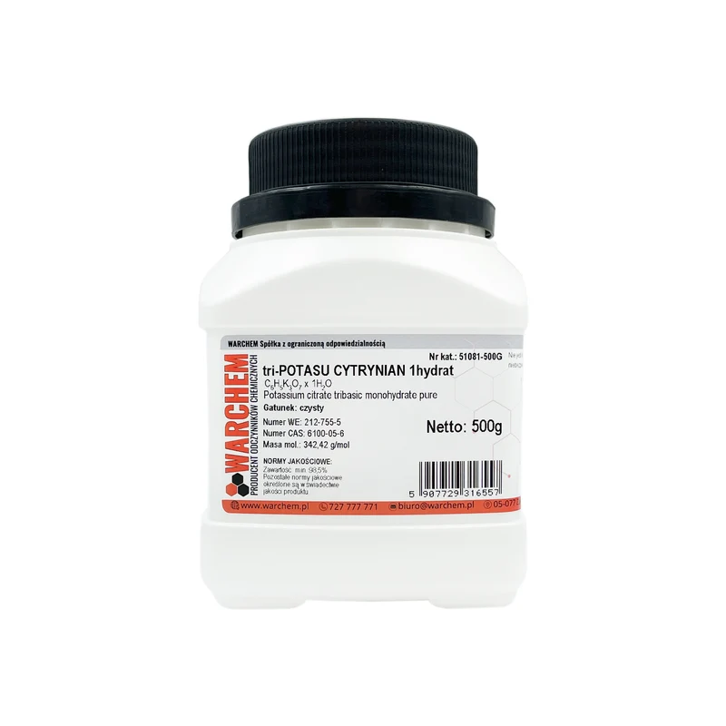 POTASSIUM CITRATE 1-hydrate - rein 500g WARCHEM