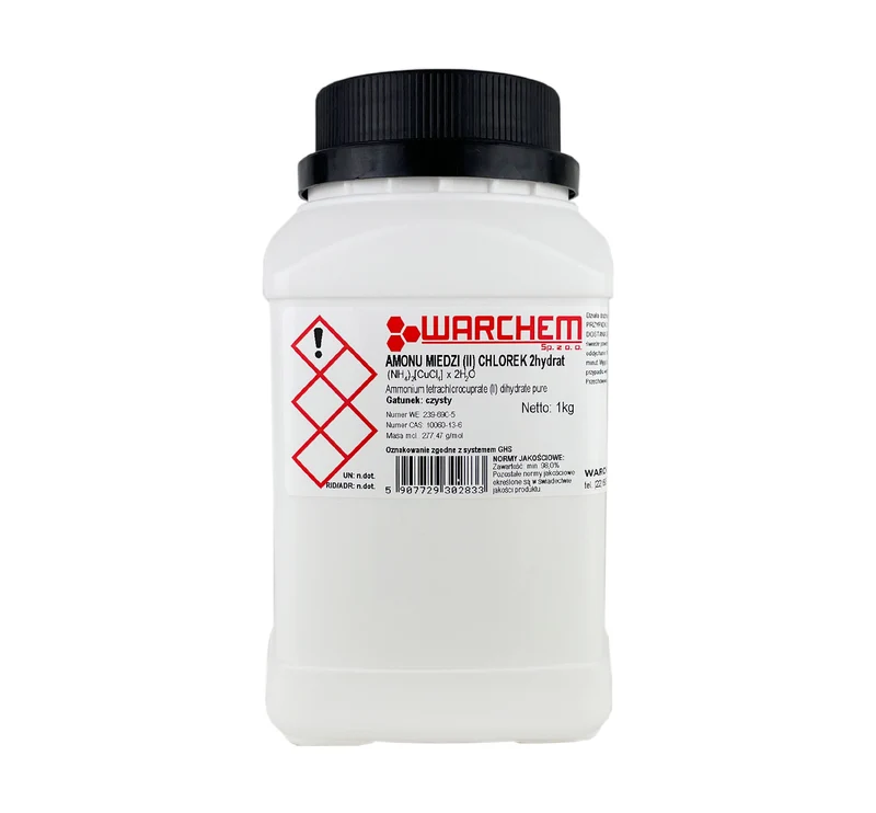 KUPFERAMONIUMCHLORID (II) 2-Hydrat - rein 1kg WARCHEM