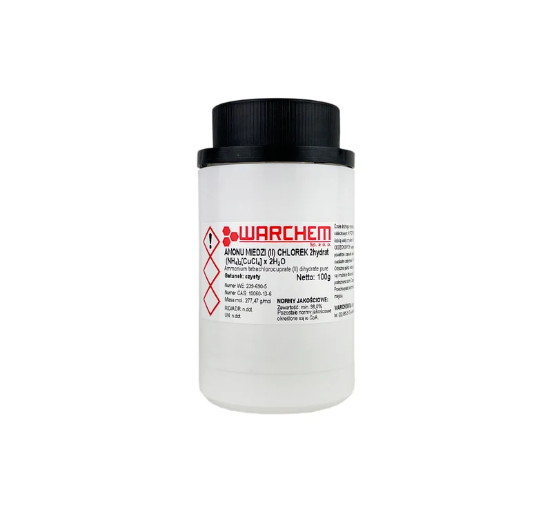 KUPFER(II) AMONIUMCHLORID 2-Hydrat - rein 100g WARCHEM