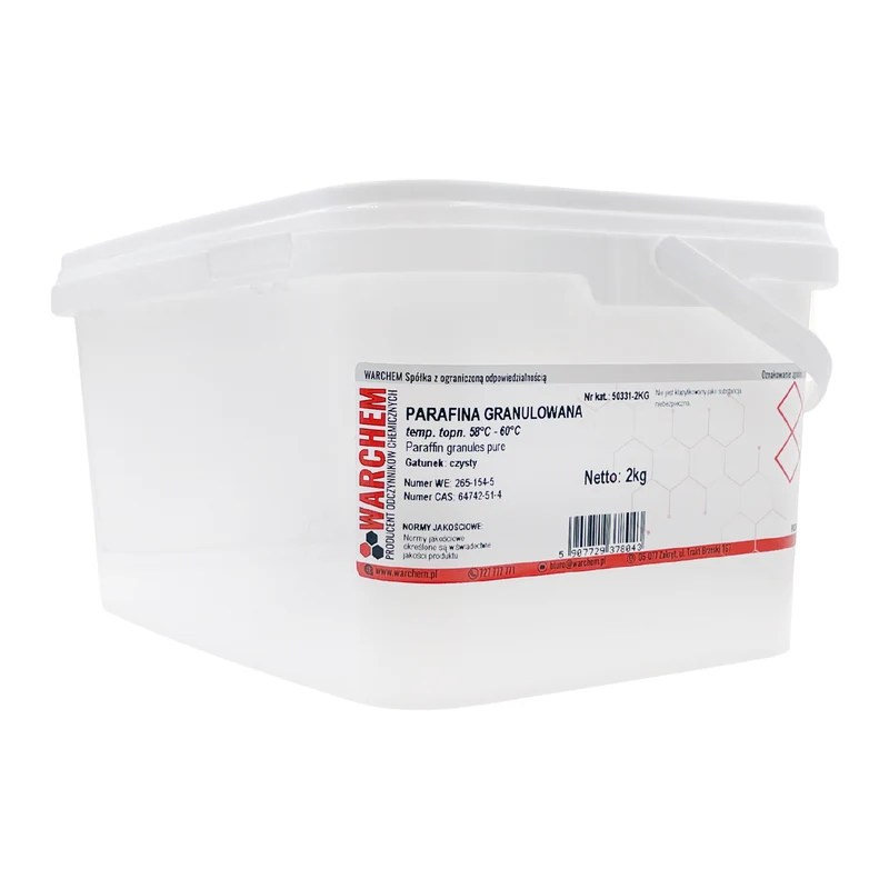 GRANULATED PARAFIN t.t. 58-60 - rein 2kg WARCHEM