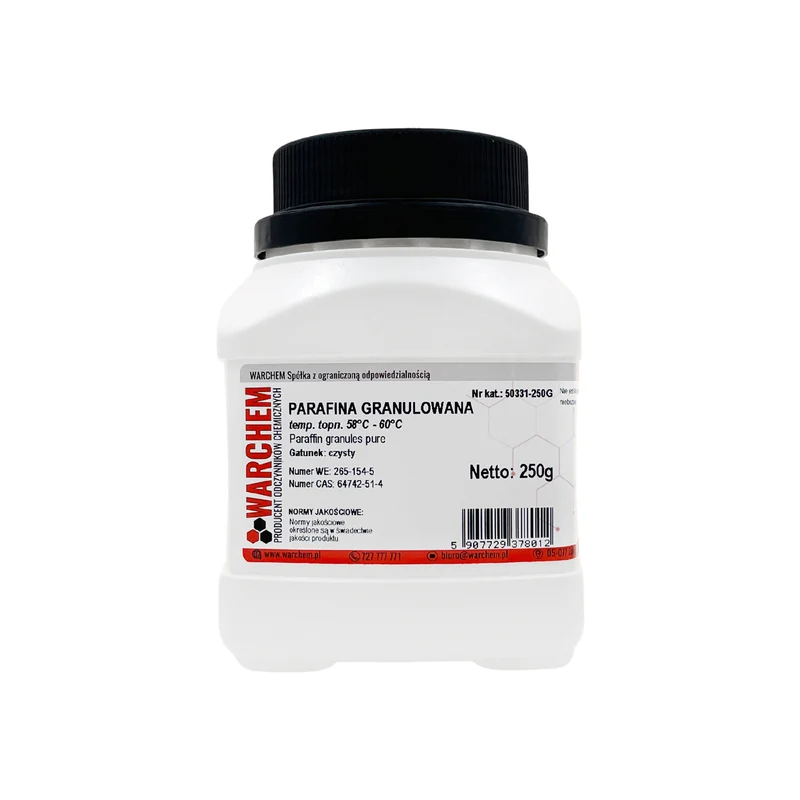 GRANULATED PARAFIN t.t. 58-60 - rein 250g WARCHEM