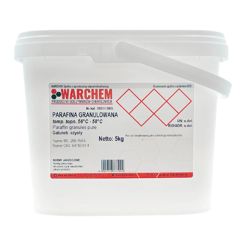 GRANULATED PARAFIN t.t. 56-58 - rein 5kg WARCHEM