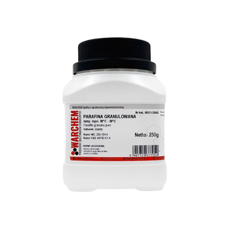 GRANULATED PARAFIN t.t. 56-58 - rein 250g WARCHEM