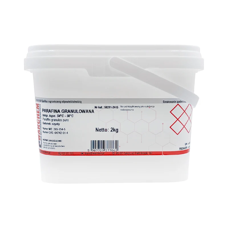 GRANULATED PARAFIN t.t. 54-56 - rein 2kg WARCHEM