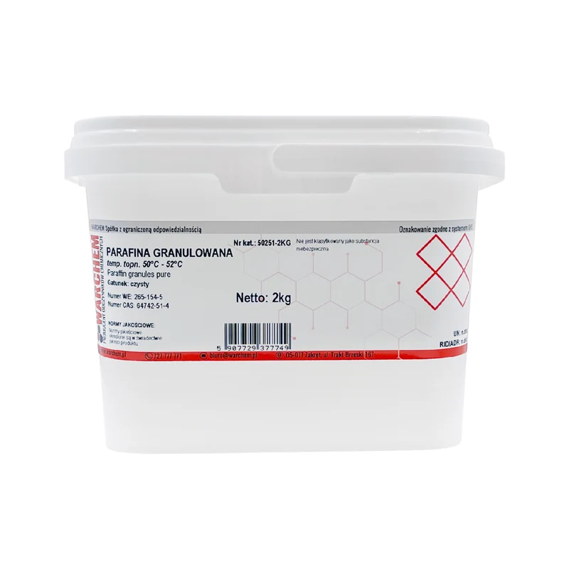 GRANULATED PARAFIN 50-52 - rein 2kg WARCHEM