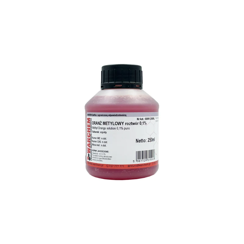 METHYL ORANGE Lösung 0,1% 250ml WARCHEM