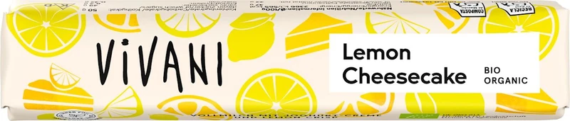 MILCHSCHOKOLADE BATON MIT SURRISE LEMON SERNA BIO 40 g - VIVANI